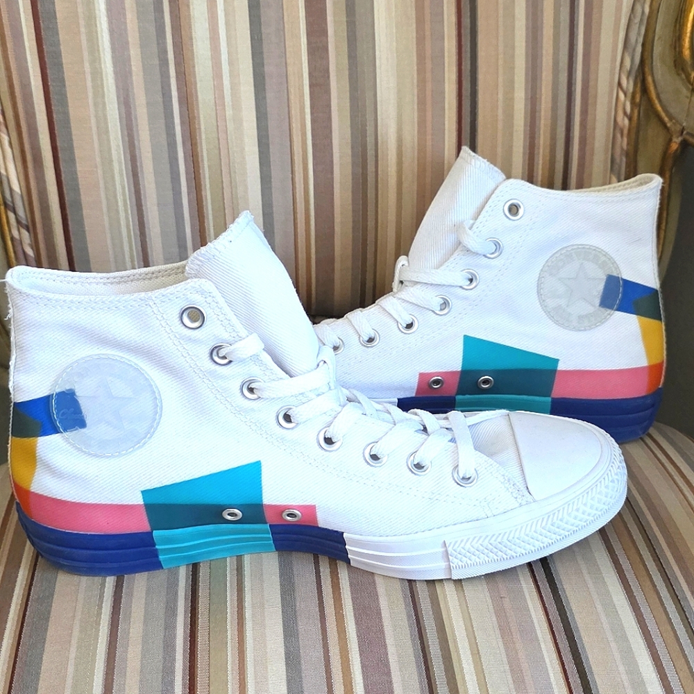 Converse SPACE RACER High-Top Sneakers Unisex   Men: Size 8 & Women: Size 10